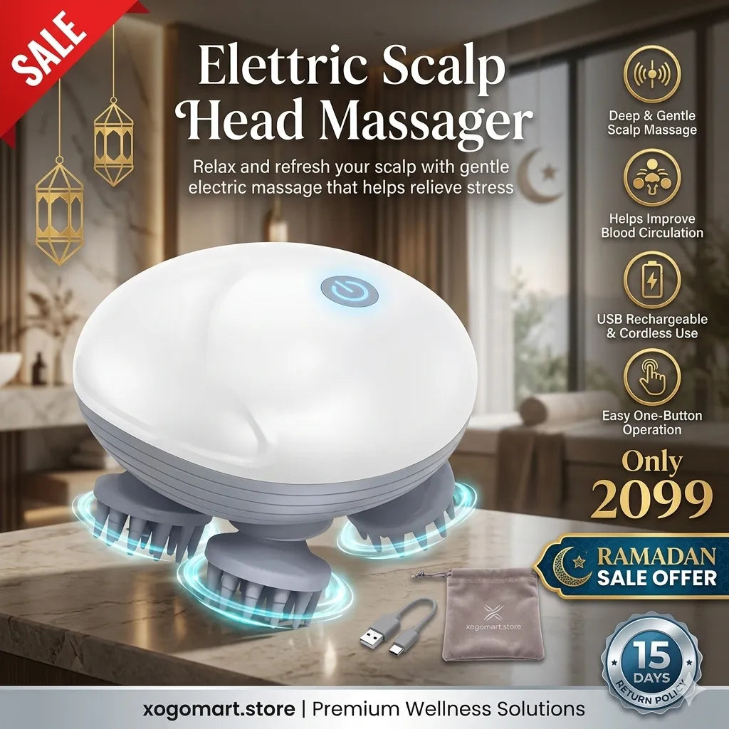 Electric Scalp Head Massager